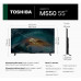 Television: TOSHIBA 139 cm (55 inches) 4K Ultra HD Smart QLED Google TV 55M550MP (Black) | Full Array Local Dimming | HDR 10+ | REGZA Bass Woofer